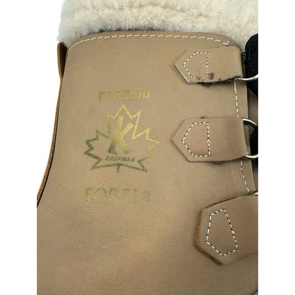 VTG Sorel Caribou Kaufman Canada Insulated Leather
Winter Boots Waterproof Sz 8 - Picture 9 of 13